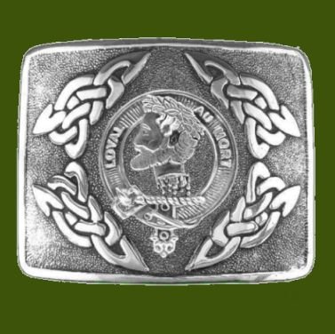 Image 0 of Adair Clan Badge Interlace Mens Stylish Pewter Kilt Belt Buckle