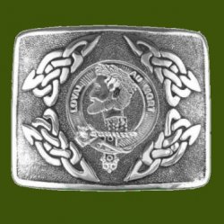 Adair Clan Badge Interlace Mens Stylish Pewter Kilt Belt Buckle