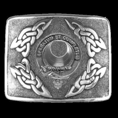 Image 0 of Arnott Clan Badge Interlace Mens Sterling Silver Kilt Belt Buckle
