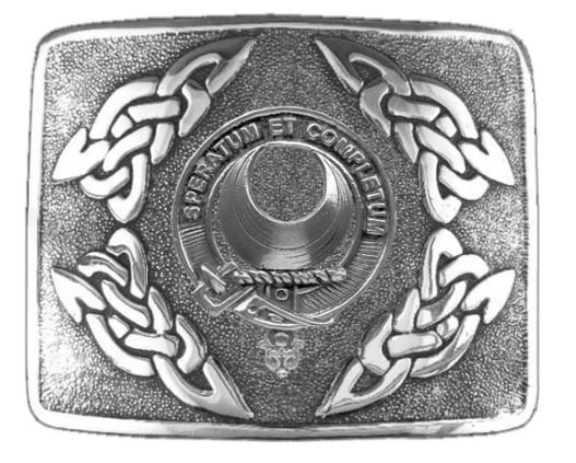Image 1 of Arnott Clan Badge Interlace Mens Sterling Silver Kilt Belt Buckle