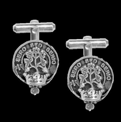 Image 0 of Gayre Clan Badge Sterling Silver Clan Crest Cufflinks