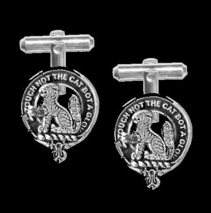 Image 0 of Gow Clan Badge Sterling Silver Clan Crest Cufflinks