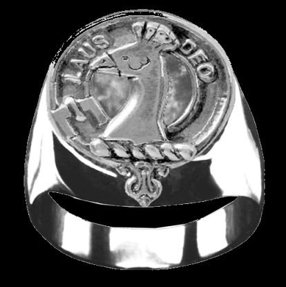 Image 0 of Arbuthnot Clan Badge Mens Clan Crest Sterling Silver Ring