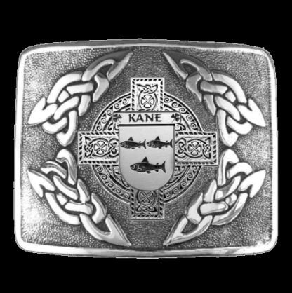 Image 0 of Kane Irish Badge Interlace Mens Sterling Silver Kilt Belt Buckle