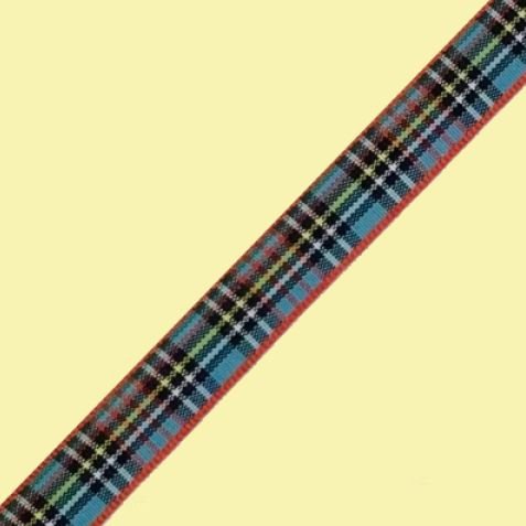 Image 0 of Anderson Modern Plaid Polyester Fabric Tartan Ribbon 10mm x 3 metres