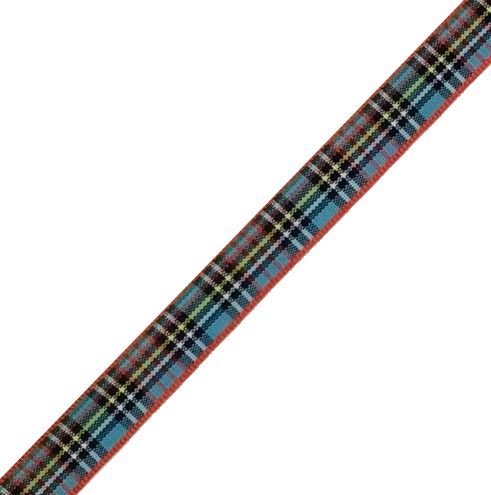 Image 1 of Anderson Modern Plaid Polyester Fabric Tartan Ribbon 10mm x 25 metres