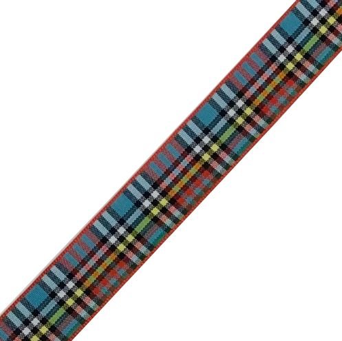 Multi-Color Gingham Ribbon Plaid Tartan Scottish Check Ribbon for