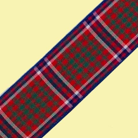 Image 0 of MacRae Ancient Plaid Polyester Fabric Tartan Ribbon 25mm x 1 metre