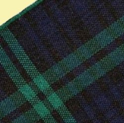 Black Watch Modern Plaid Polyester Fabric Tartan Ribbon 40mm x 1 metre