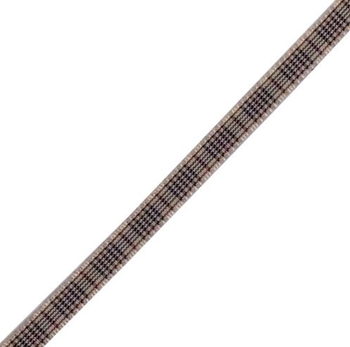 Image 1 of Blackberry Plaid Polyester Fabric Tartan Ribbon 7mm x 3 metres