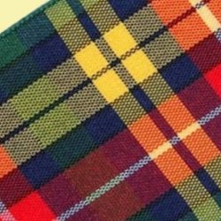 Buchanan Modern Plaid Polyester Fabric Tartan Ribbon 40mm x 1 metre