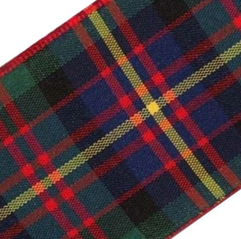 Image 1 of Cameron Of Erracht Plaid Polyester Fabric Tartan Ribbon 38mm x 1 metre