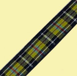 Cornish National Plaid Polyester Fabric Tartan Ribbon 10mm x 5 metres