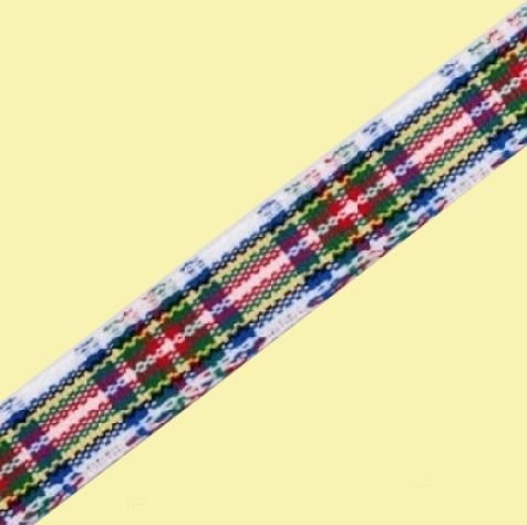 Image 0 of Dress Stewart Plaid Polyester Fabric Tartan Ribbon 7mm x 1 metre