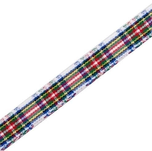 Image 1 of Dress Stewart Plaid Polyester Fabric Tartan Ribbon 7mm x 1 metre
