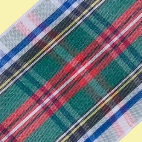 Image 0 of Dress Stewart Plaid Organza Fabric Tartan Ribbon 70mm x 1 metre