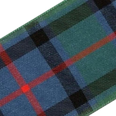 Image 1 of Flower Of Scotland Plaid Polyester Fabric Tartan Ribbon 40mm x 1 metre