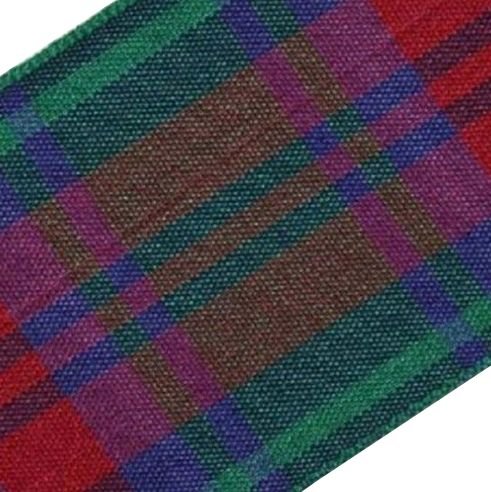 Image 1 of Lindsay Modern Plaid Polyester Fabric Tartan Ribbon 40mm x 5 metres