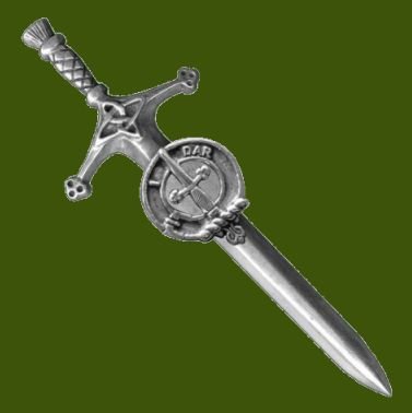 Image 0 of Dalzell Clan Badge Stylish Pewter Clan Crest Large Kilt Pin