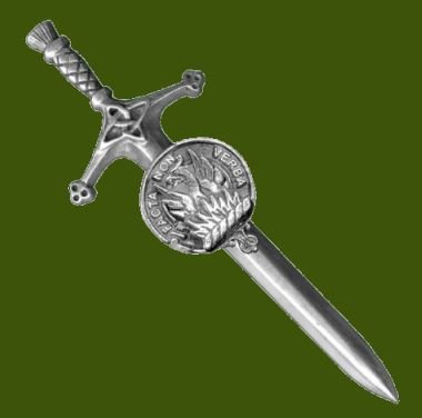 Image 0 of Snodgrass Clan Badge Stylish Pewter Clan Crest Large Kilt Pin