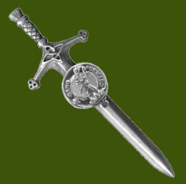 Image 0 of Stirling Clan Badge Stylish Pewter Clan Crest Large Kilt Pin