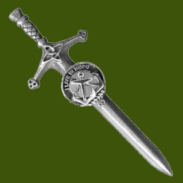 Image 0 of Kinnear Clan Badge Stylish Pewter Clan Crest Large Kilt Pin
