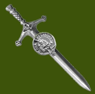 Image 0 of Ramsay Clan Badge Stylish Pewter Clan Crest Large Kilt Pin
