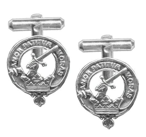 Image 1 of Lumsden Clan Badge Sterling Silver Clan Crest Cufflinks