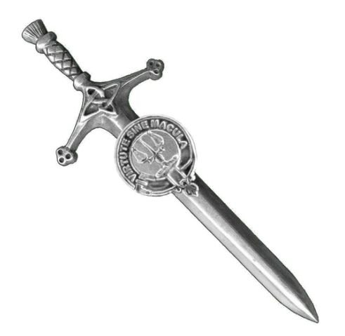 Image 1 of Russell Clan Badge Stylish Pewter Clan Crest Large Kilt Pin