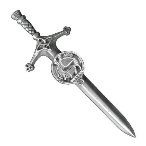 Image 1 of Scott Clan Badge Stylish Pewter Clan Crest Large Kilt Pin
