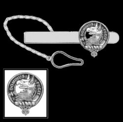 Baird Clan Badge Sterling Silver Button Loop Clan Crest Tie Bar