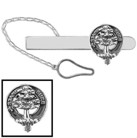 Image 1 of Anderson Clan Badge Sterling Silver Button Loop Clan Crest Tie Bar