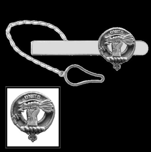 Image 0 of Brodie Clan Badge Sterling Silver Button Loop Clan Crest Tie Bar