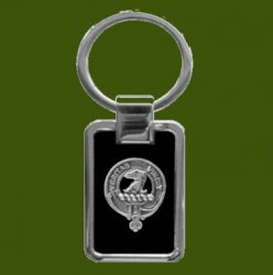 Allison Clan Badge Stainless Steel Pewter Clan Crest Keyring