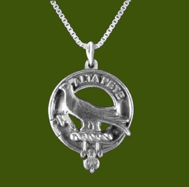 Image 0 of Glen Clan Badge Stylish Pewter Clan Crest Small Pendant