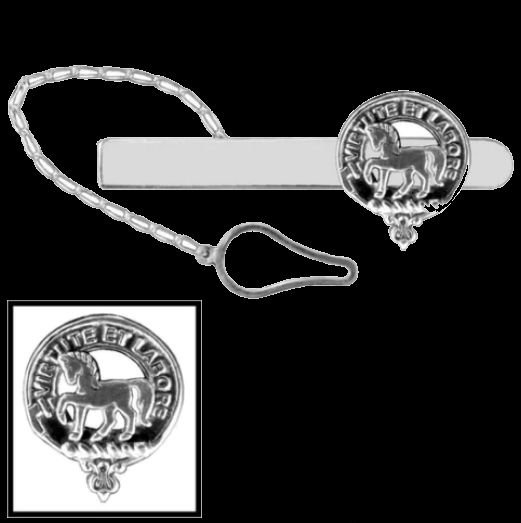 Image 0 of Cochrane Clan Badge Sterling Silver Button Loop Clan Crest Tie Bar