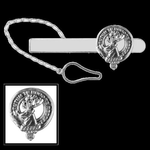 Image 0 of Crawford Clan Badge Sterling Silver Button Loop Clan Crest Tie Bar