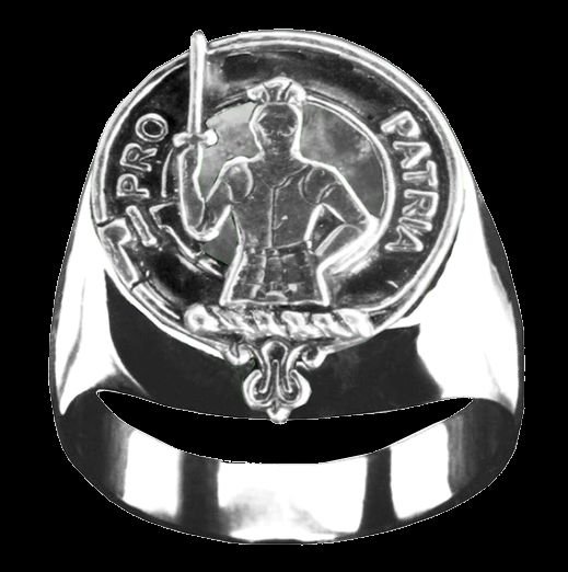 Image 0 of Bannerman Clan Badge Mens Clan Crest Sterling Silver Ring