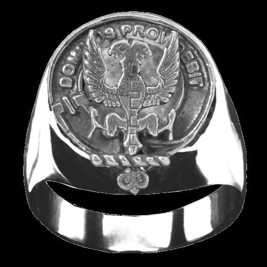 Image 0 of Boyle Clan Badge Mens Clan Crest Sterling Silver Ring
