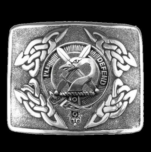 Image 0 of Lennox Clan Badge Interlace Mens Sterling Silver Kilt Belt Buckle