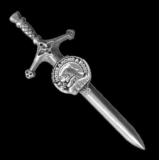Image 0 of Home Clan Badge Sterling Silver Clan Crest Large Kilt Pin