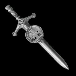 Mowat Clan Badge Sterling Silver Clan Crest Large Kilt Pin