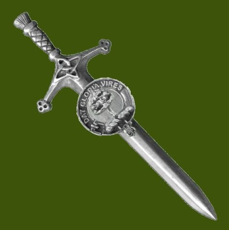 Image 0 of Hogg Clan Badge Stylish Pewter Clan Crest Large Kilt Pin