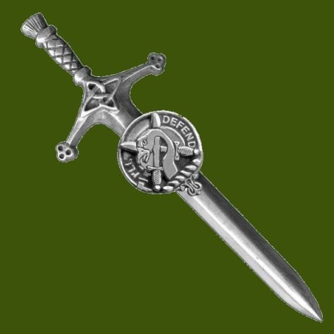 Image 0 of Lennox Clan Badge Stylish Pewter Clan Crest Large Kilt Pin
