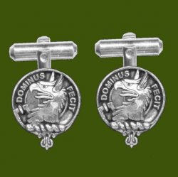 Baird Clan Badge Stylish Pewter Clan Crest Cufflinks