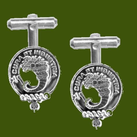 Image 0 of Walker Clan Badge Stylish Pewter Clan Crest Cufflinks