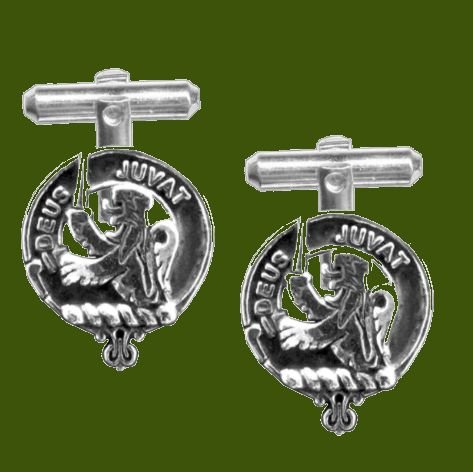 Image 0 of MacDuff Clan Badge Stylish Pewter Clan Crest Cufflinks