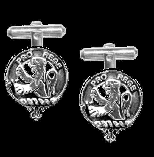 Image 0 of MacFie Clan Badge Sterling Silver Clan Crest Cufflinks