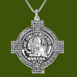 Campbell Of Argyll Clan Badge Celtic Cross Stylish Pewter Clan Crest Pendant