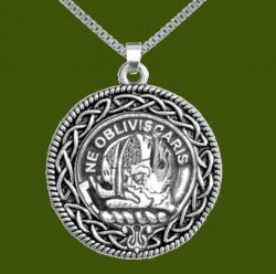 Campbell Of Argyll Clan Badge Celtic Round Stylish Pewter Clan Crest Pendant